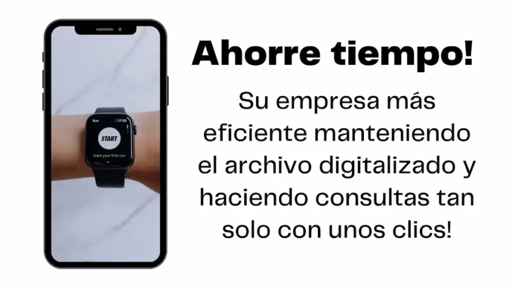 ahorro de tiempo con archivos digitales