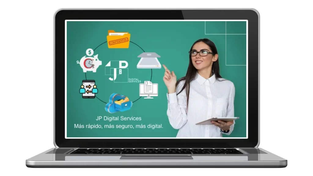 Empresa que gestiona documentos y los convierte en archivos digitales